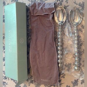 Mariposa Beaded Salad Servers